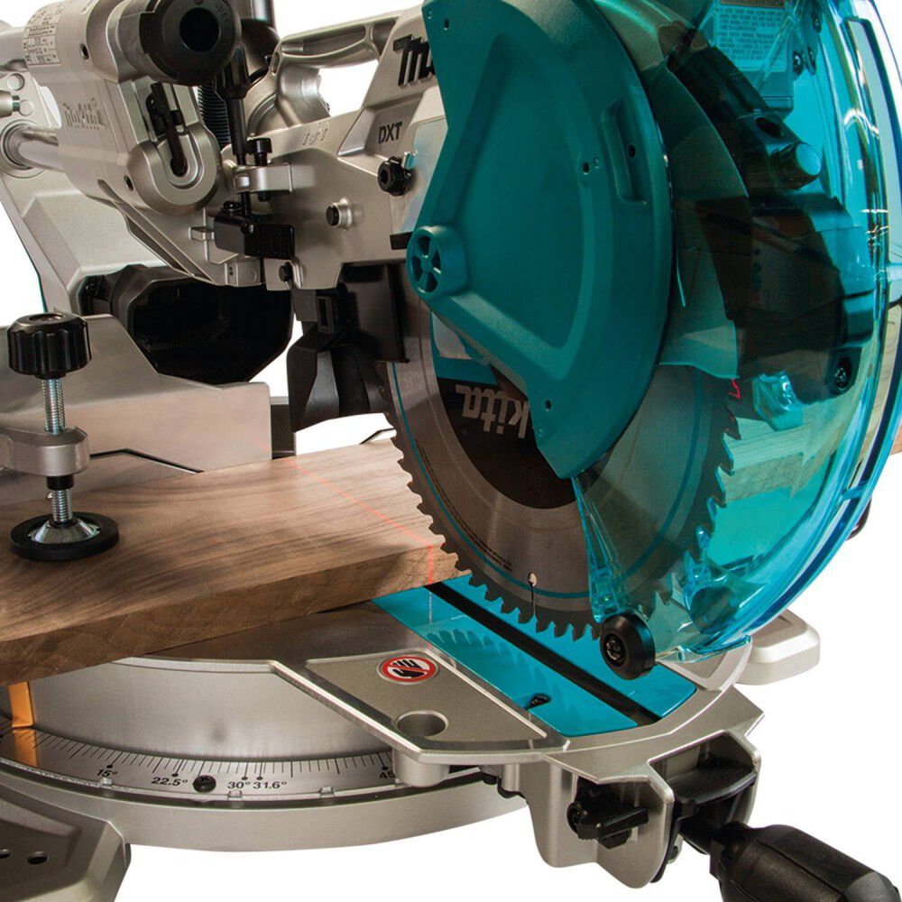 Makita 10in Dual-Bevel Sliding Compound Miter Saw with Laser, large image number 9