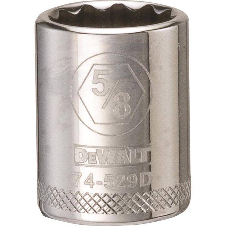 DEWALT Socket 12 Point 3/8in Drive 5/8in SAE