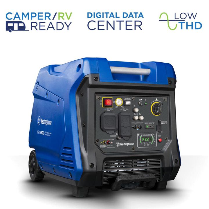 Westinghouse Outdoor Power 4,500 Watt Gas Powered 49-State Portable Inverter Generator with CO Sensor