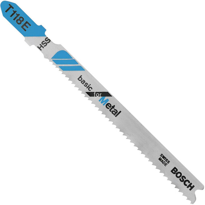 Bosch Jig Saw Blades 5pc 3 5/8in 14 18 TPI Basic for Metal T Shank