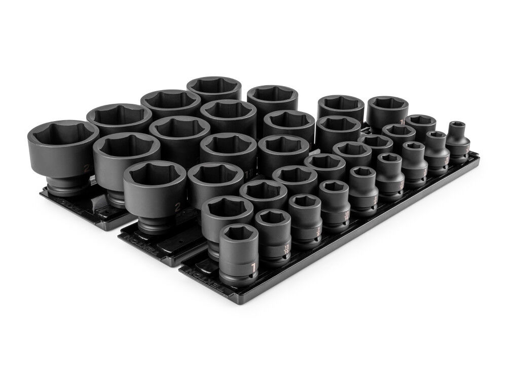Tekton 3/4 Inch 6 Point Impact Socket Set, 33 Pieces (1/2 - 2-1/2 Inch), large image number 2
