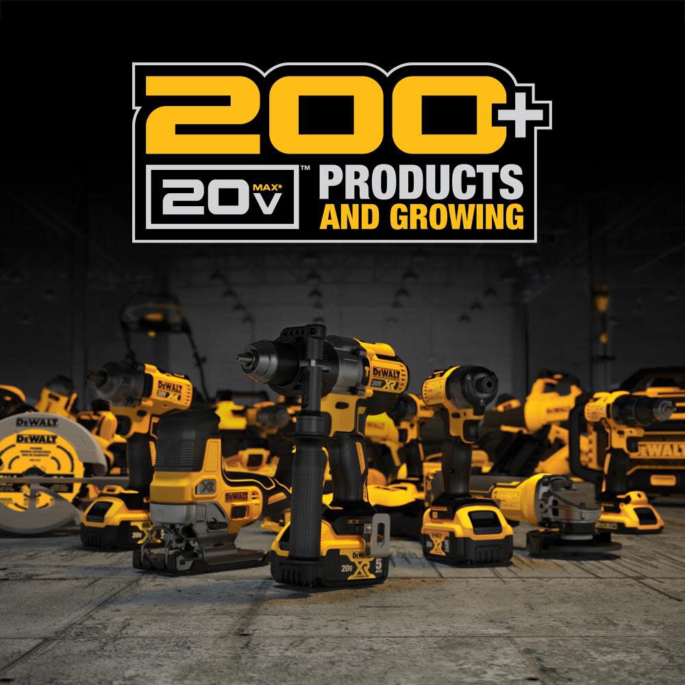 DEWALT 7-1/4 Inch Miter Saw Single Bevel Sliding Compound with 20V Max 5 Ah Lithium Power Tool Battery Bundle, large image number 7
