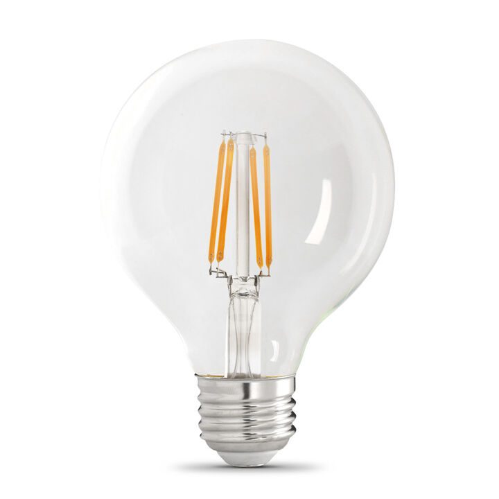 Feit Electric 100W G25 Soft White Filament LED Bulb 3pk