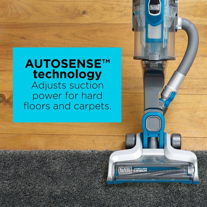 Black and Decker POWERSERIES Pro Cordless Vacuum, 2-In-1, Blue, large image number 3
