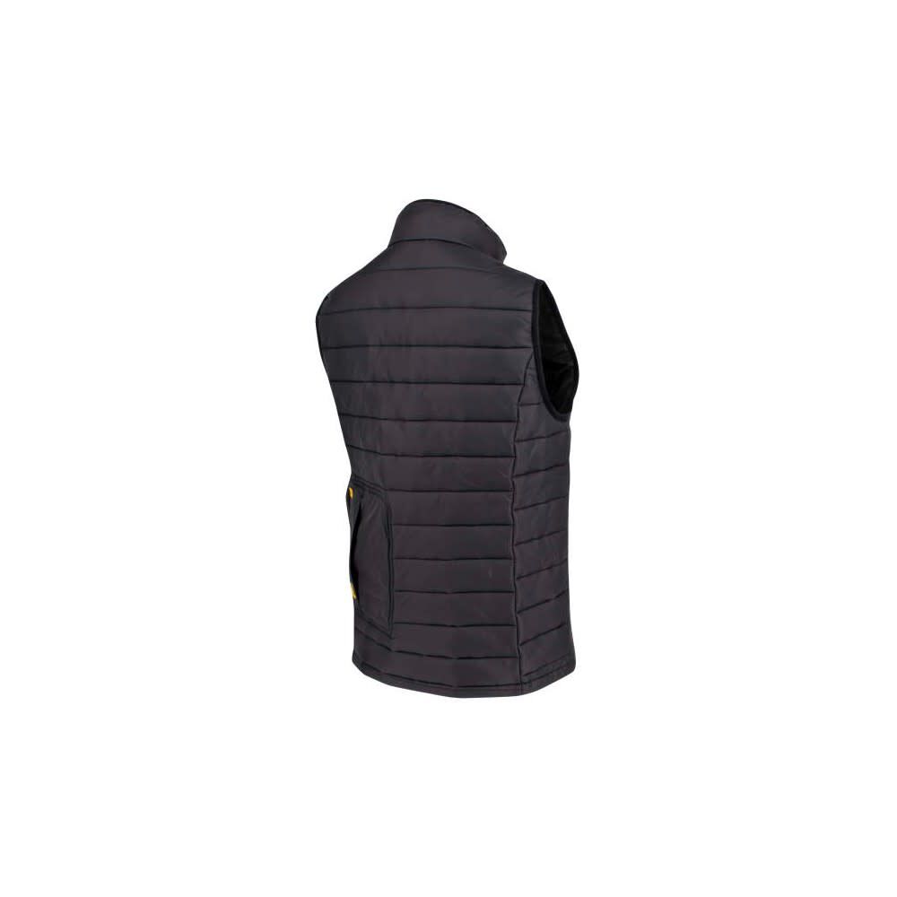 DEWALT Womens Lightweight Puffer Heated Vest Black XL, large image number 3