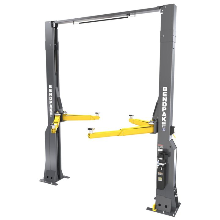 Bendpak 16AP-192 16000 Lbs High-Rise Clearfloor Two-Post Car Lift, large image number 4