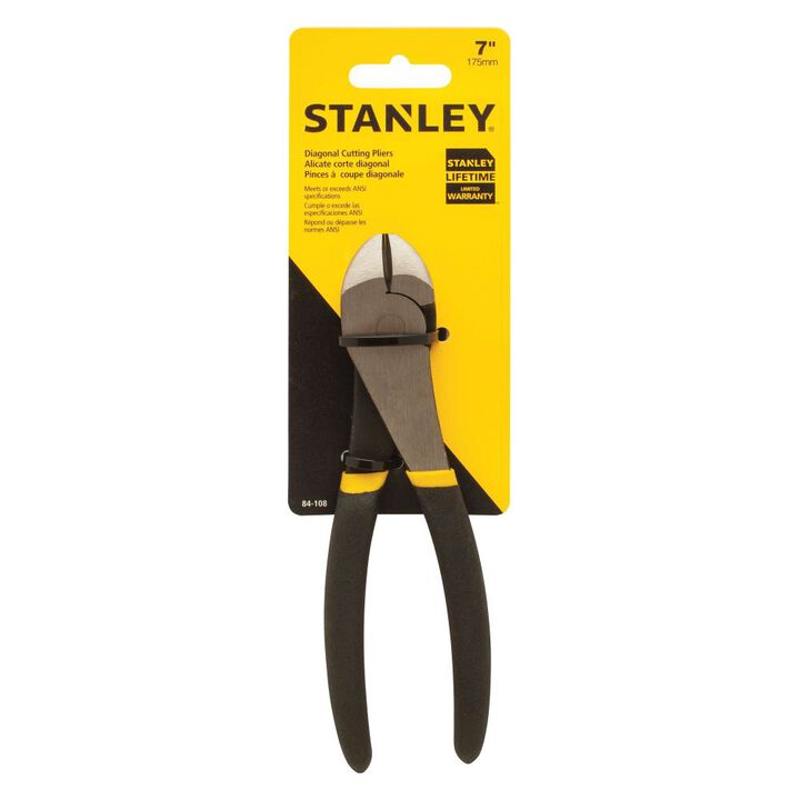 Stanley 7 Inch Diagonal Cutting Plier, large image number 1