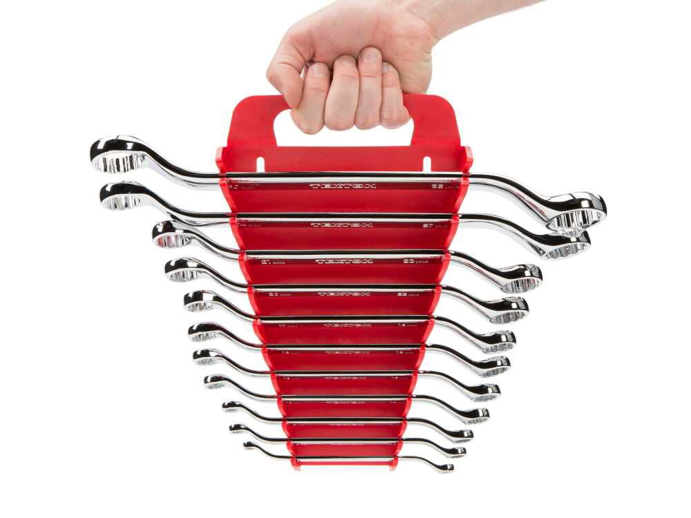Tekton 45-Degree Offset Box End Wrench Set Holder, 11 Piece (6-32 mm), large image number 6