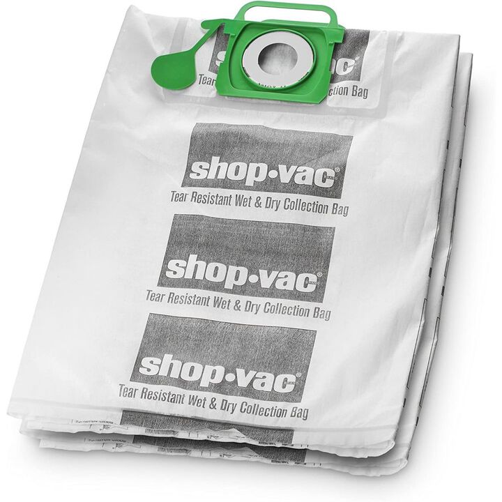 Shop Vac 12-20 Gallon Tank Wet/Dry Tear Resistant Collection Bag 2pk