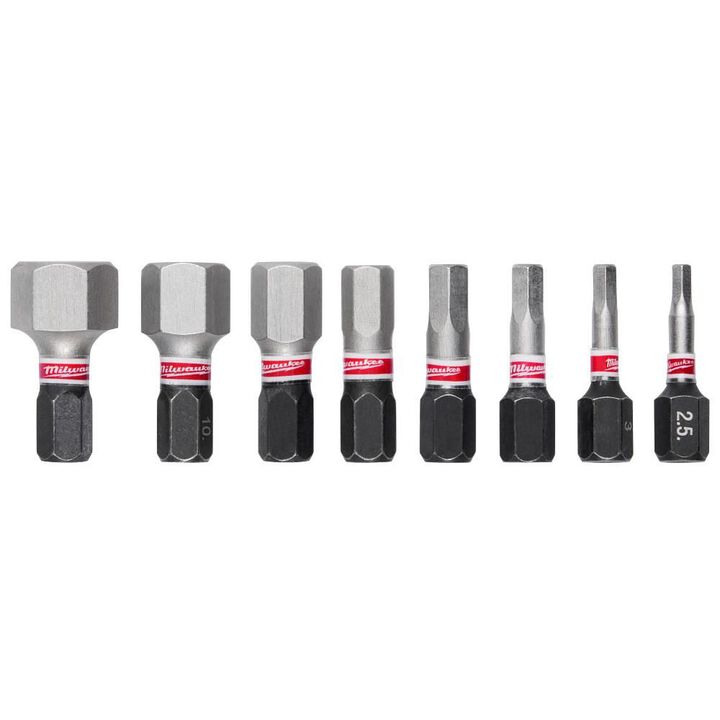 Milwaukee 8-Piece SHOCKWAVE 1 in. Impact Metric Hex Insert Bit Set 1 PK, large image number 11