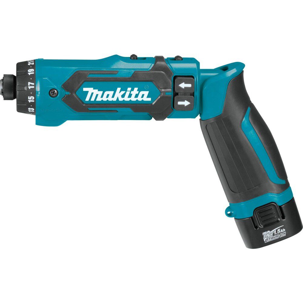 Makita 7.2V 1/4inch Hex Driver Drill Kit with Auto Stop Clutch, large image number 7