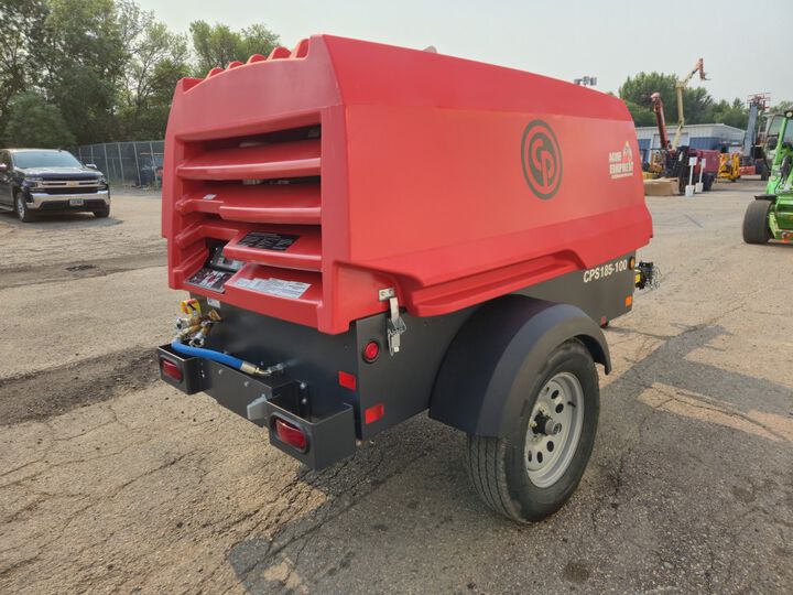Chicago Pneumatic CPS185-100 100 PSI 185 CFM Towable Compressor with Hose Reel, large image number 3