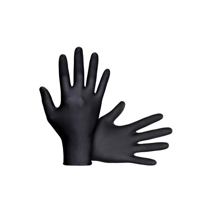 SAS Safety Raven Nitrile Gloves Disposable Powder-Free 100 pc - Large - 66518