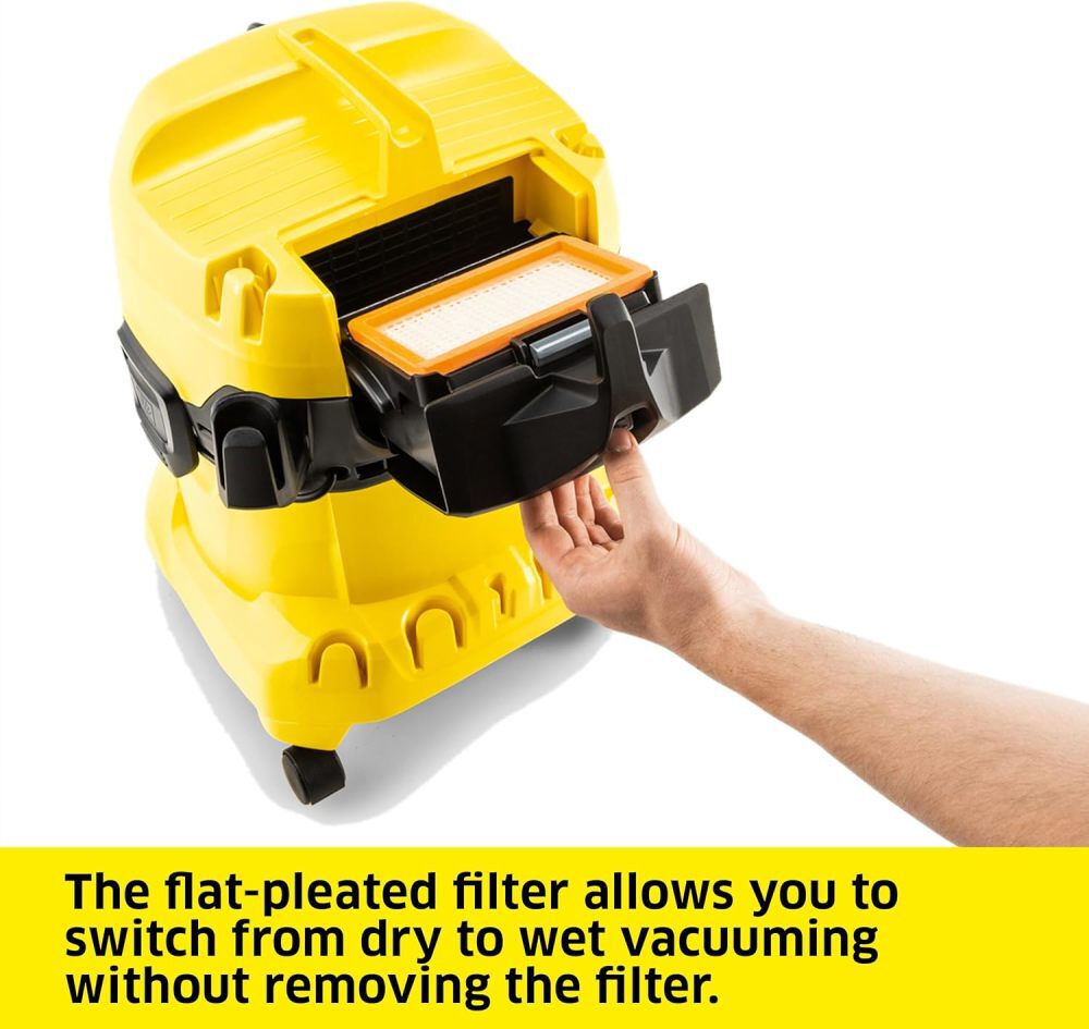 Karcher WD 4 120V 1100W 152 CFM Wet or Dry Vacuum, large image number 6