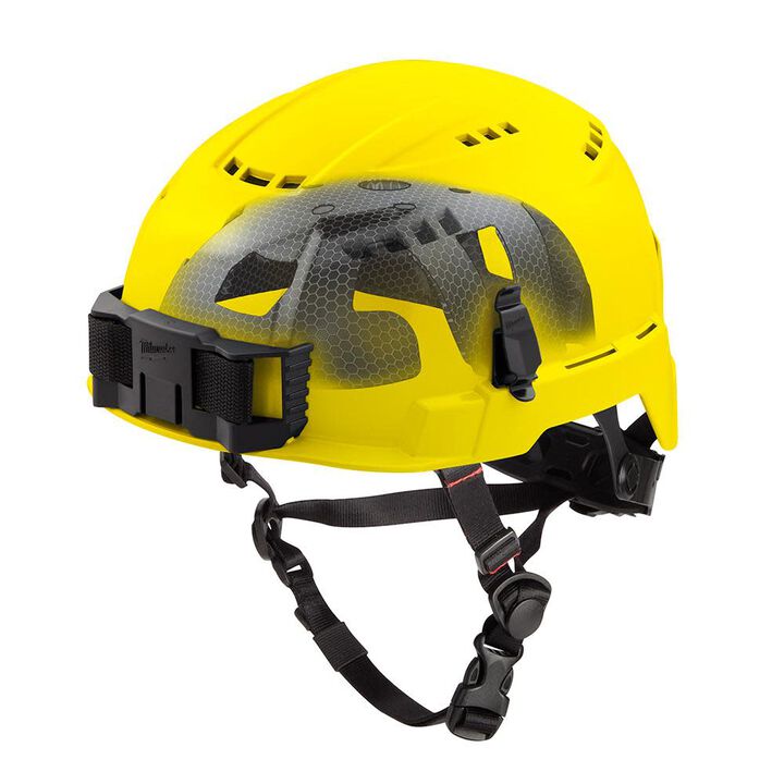 Milwaukee BOLT Vented Safety Helmet with IMPACT ARMOR Liner (USA) - Type 2, Class C Yellow