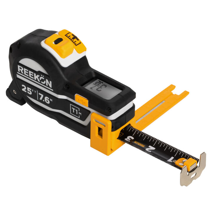 REEKON T1M Utility Digital Tape Measure, 25 Feet