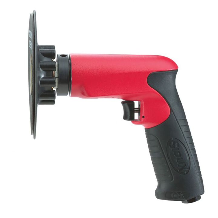 Sioux Tools 5 In. 1HP 18000 RPM 90 PSI Hi-Speed Pistol Grip Air Disc Sander