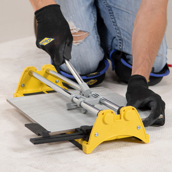 QEP 14 Inch Ceramic and Porcelain Tile Cutter with 1/2 Inch Cutting Wheel, large image number 1