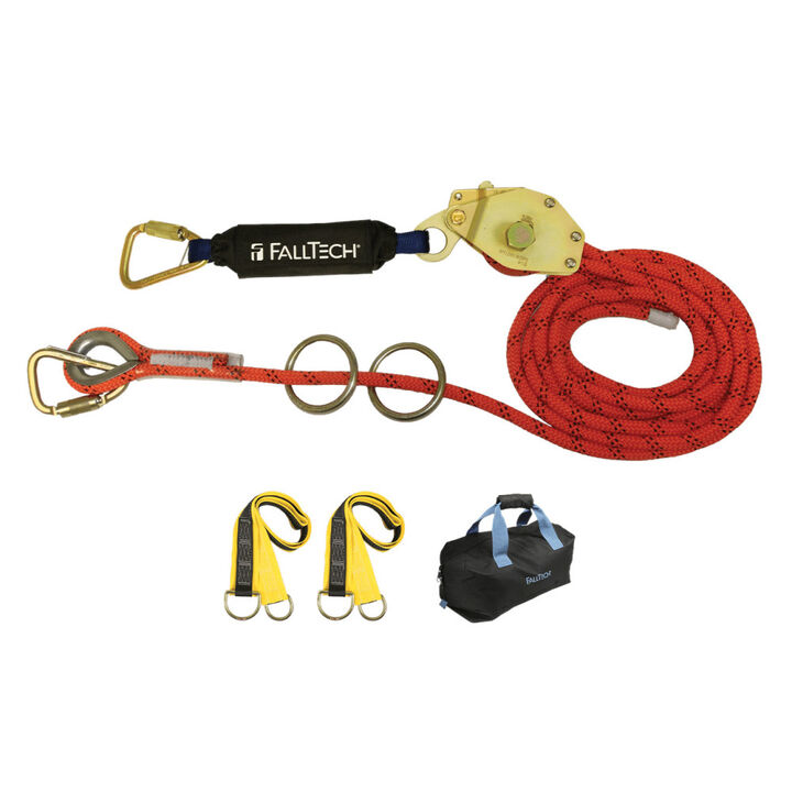Falltech 30' 2 Person Temporary Rope HLL System with Rope