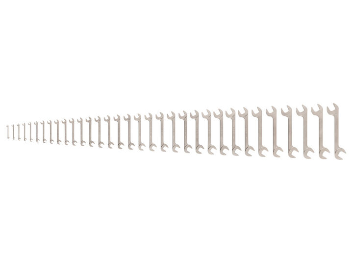 Tekton Angle Head Open End Wrench Set, 33-Piece (6-38 mm)