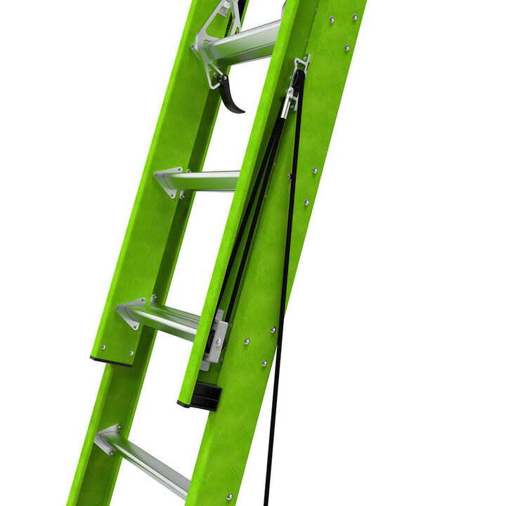 Little Giant Safety HyperLite 24 ft Type IA Fiberglass Extension Ladder, large image number 10