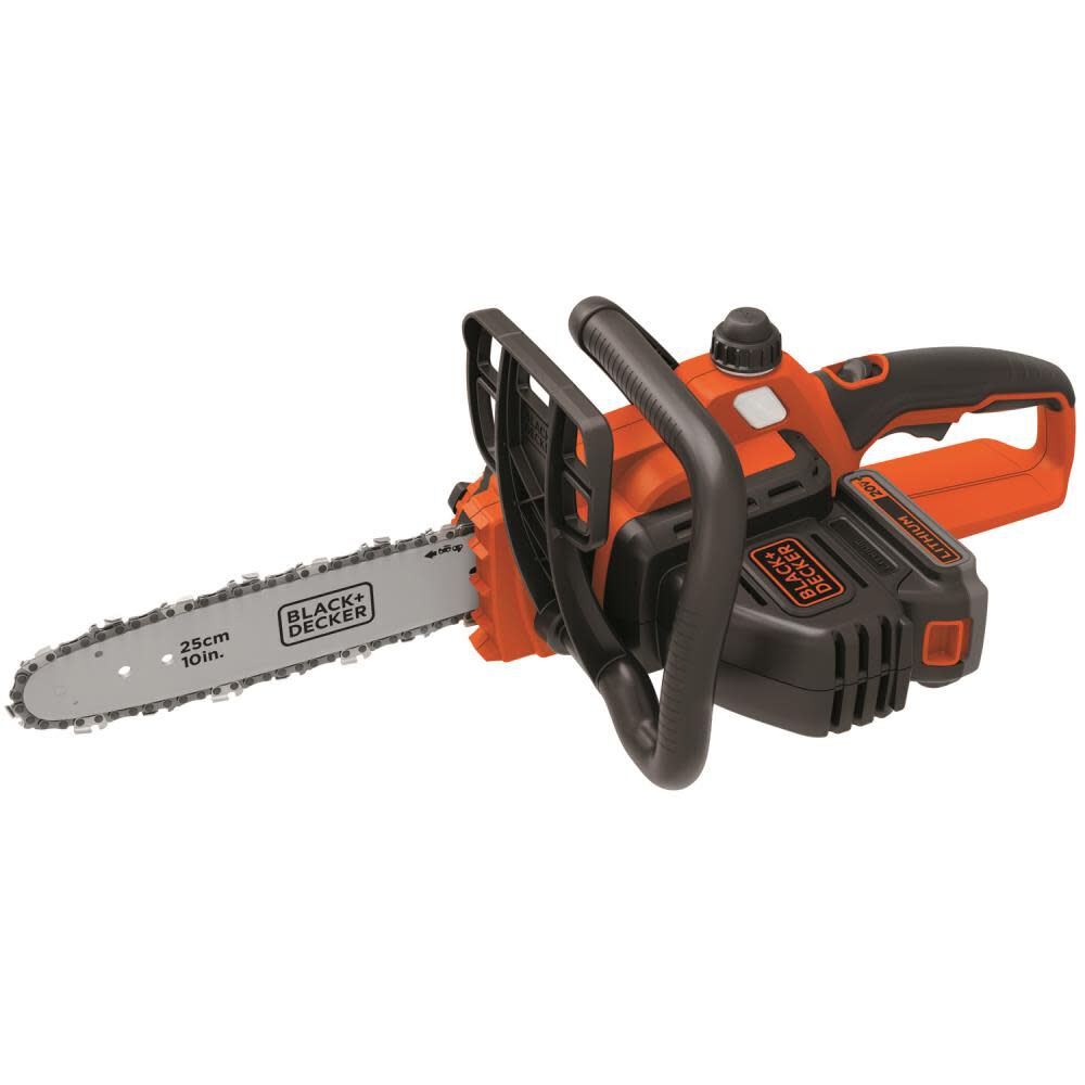 Black and Decker 10 Inch 20V MAX Lithium Chainsaw, large image number 4