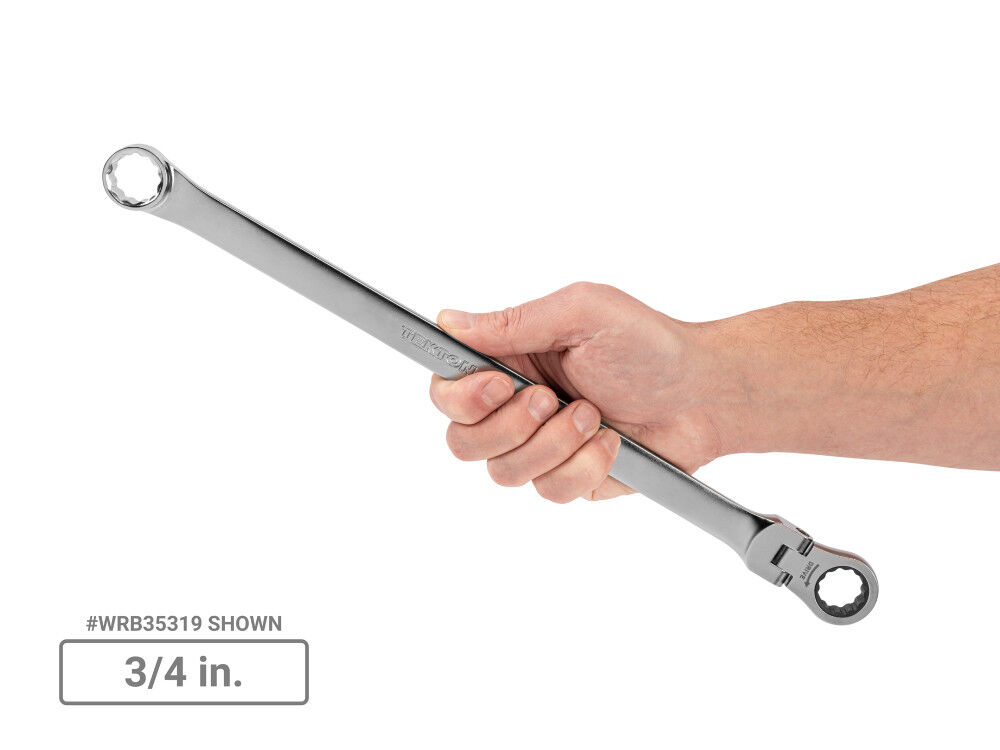 Tekton Fixed/Flex Head Ratcheting Box End Wrench Set, (1/4-3/4 Inch), large image number 6