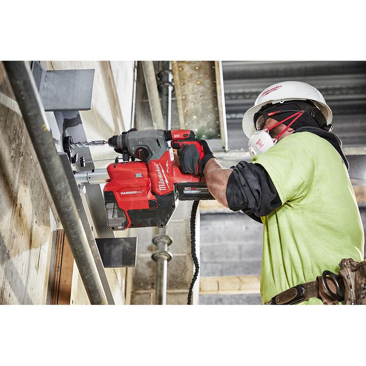 Milwaukee M18 FUEL Rotary Hammer 1inch SDS Plus with Dust Extractor Kit, large image number 5