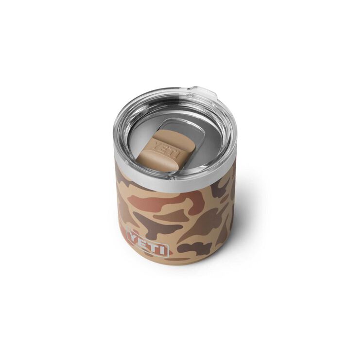 Yeti Rambler 10 Oz  Stackable Lowball with Magslider Lid Wetlands Camo