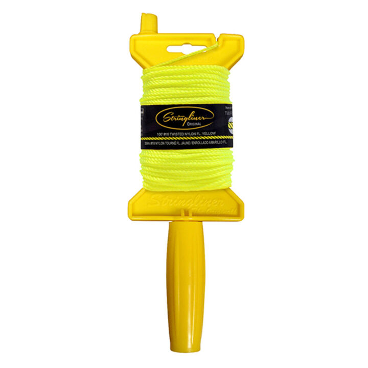 Stringliner Original Twisted Fluorescent Yellow 100 ft with Reel