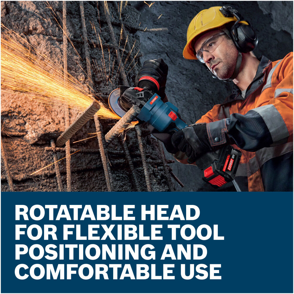 Bosch 18V Rotatable Angle Grinder Kit, large image number 4