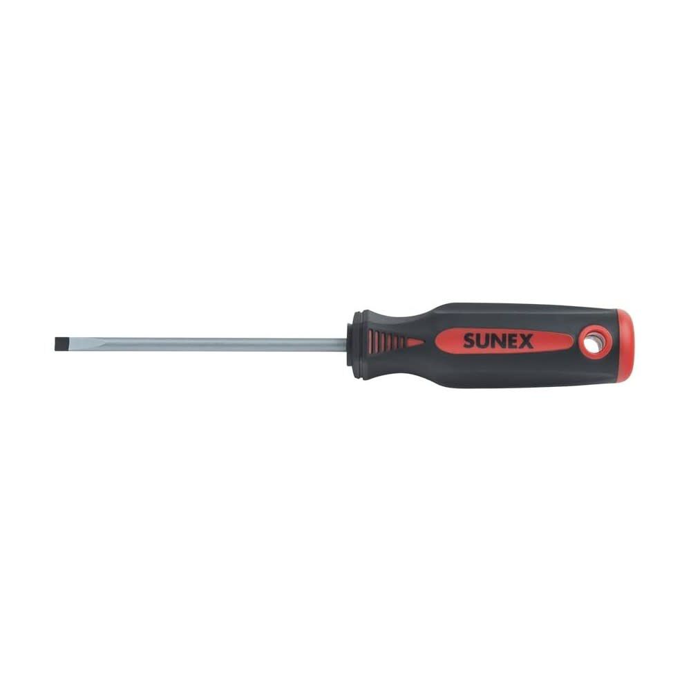 Sunex 3/16 Inch x 4 Inch Steel Matte Blasted Tip Cabinet Screwdriver, large image number 1