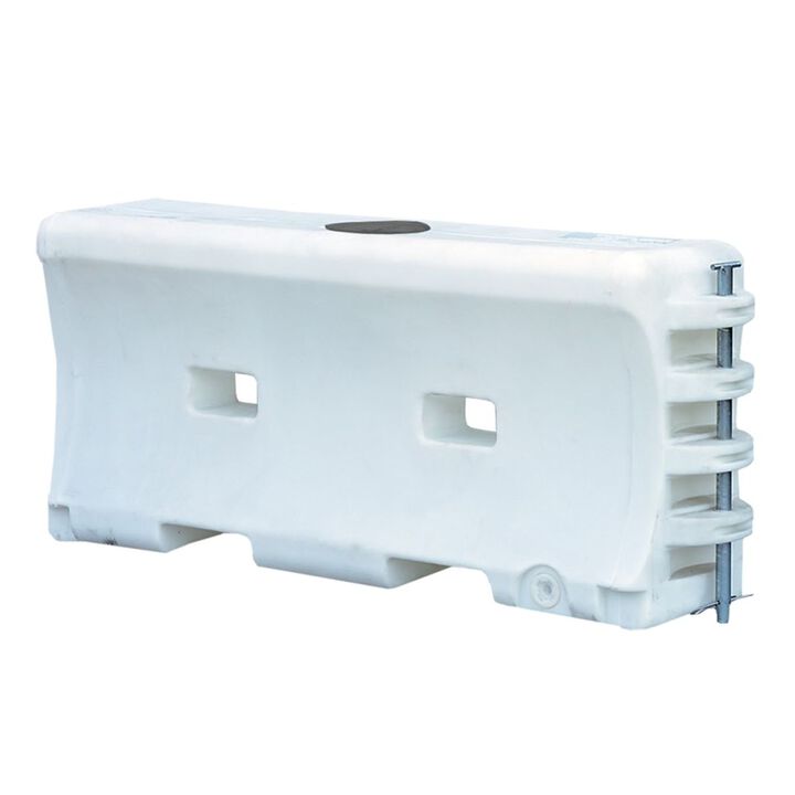 Vizcon 6' Section White MASH TL-1/TL-2 LCD Water-Wall Barrier