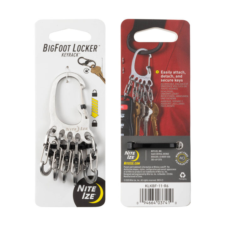 Nite Ize BigFoot Locker KeyRack, Stainless Steel, large image number 2