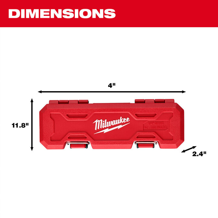 Milwaukee 1/4 Inch Drive Click Torque Wrench 40-200 Inch-Lbs, large image number 6