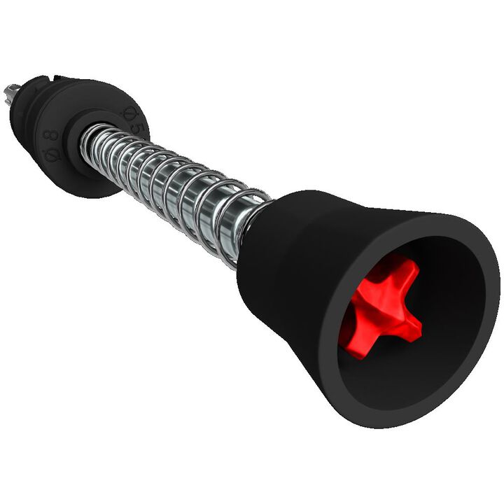 Diablo Tools AMPED Rebar Demon 3/8 Inch x 4 Inch x 9 Inch SDS-Plus 4-Cutter FCH Dust Extraction Hammer Drill Bit