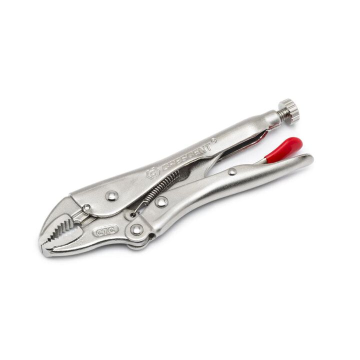 Crescent 7 in Curved Jaw Locking Pliers with Wire Cutter, large image number 1