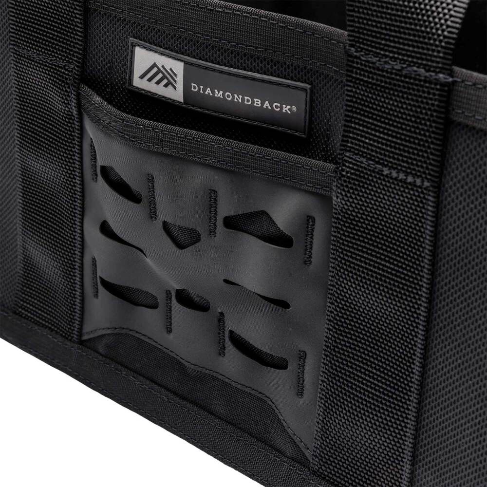 Diamondback Toolbelts Textured Vinyl and 1000D Nylon Baere Tote X, Black, large image number 9