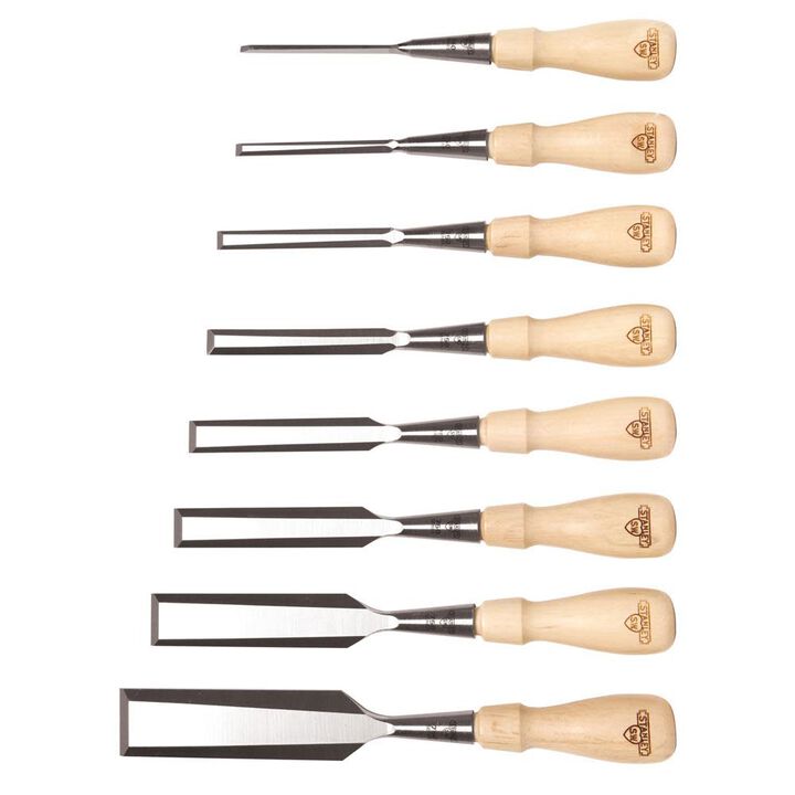 Stanley Sweetheart Socket Chisel Set with Tool Roll 8pc