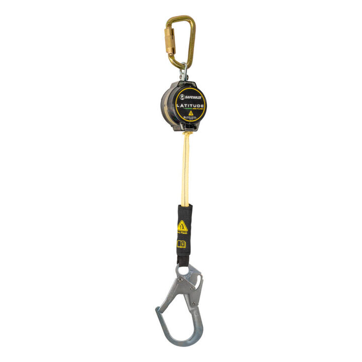 Safewaze Latitude Pro Arc Flash 7 Ft. Single Web SRL: Carabiner, Rebar Hook