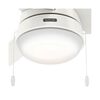 Hunter Fan Aker Ceiling Fan 36in Fresh White/Natural Wood, small image number 5