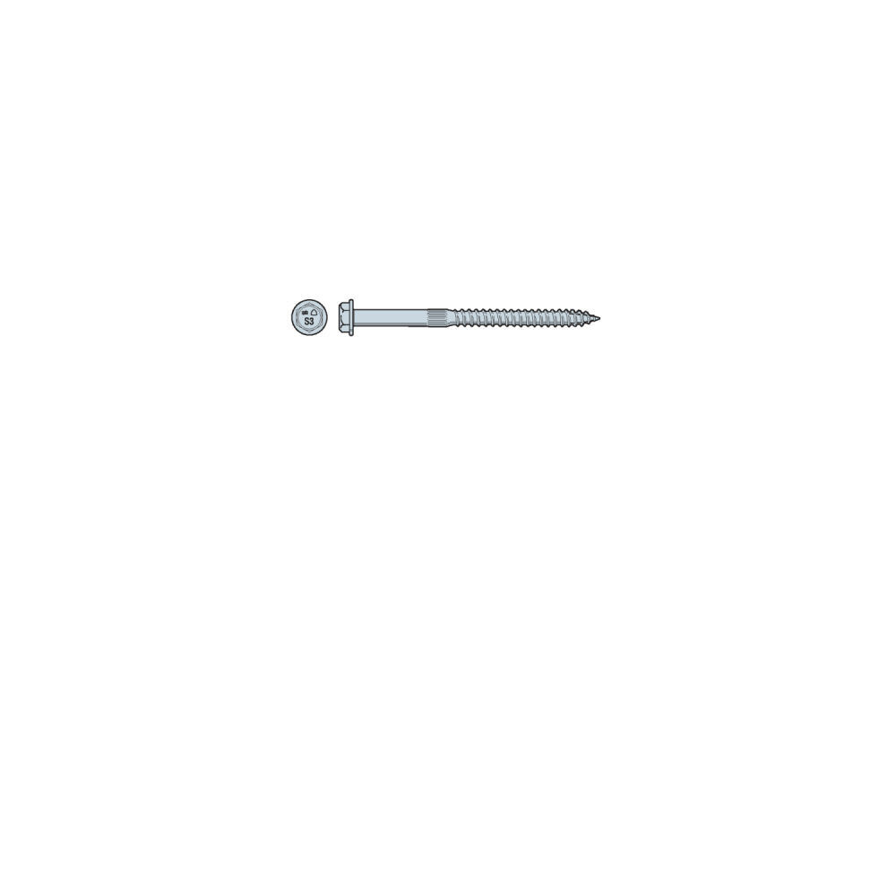 Simpson Strong-Tie 3 In. Strong Drive SDS Structural Wood Screw with 3/8 In. Hex Head 950, large image number 1