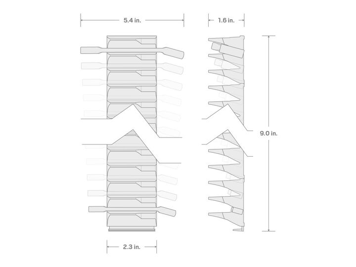 Tekton Stubby Combination Wrench Set, Organizers, 11 Pieces (1/4-3/4 Inch), large image number 6