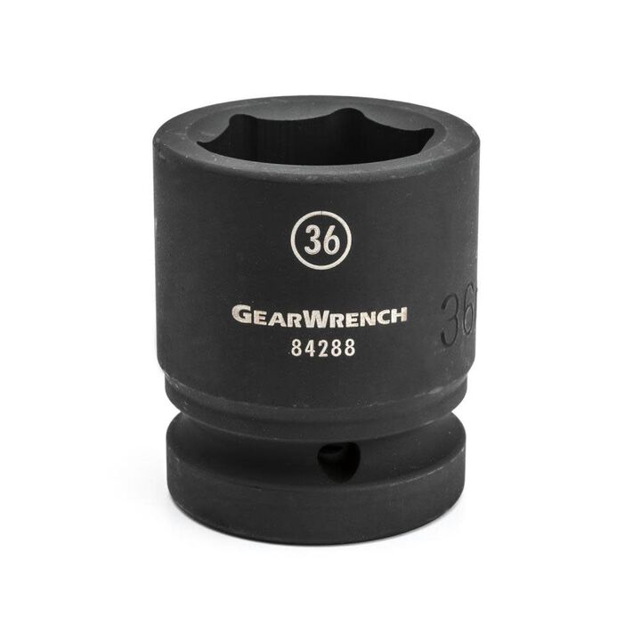 GEARWRENCH Impact Socket 1 in Drive 6 Point 19mm