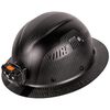 Klein Tools Carbon Fiber Full Brim Hard Hat with Headlamp, Titan, small image number 1
