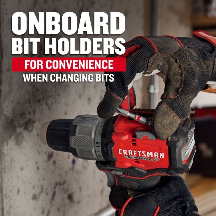 CRAFTSMAN V20 BRUSHLESS RP 1/2 Inch Hammer Drill (Bare Tool), large image number 1