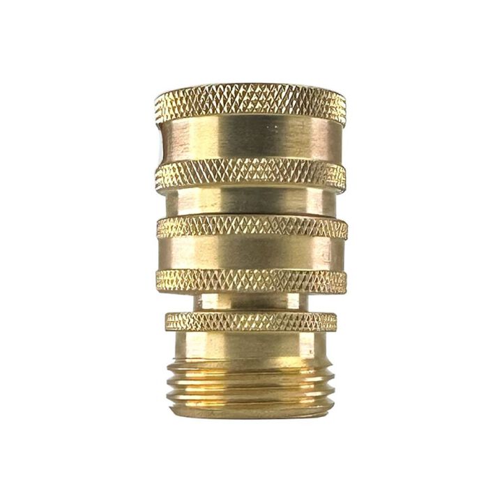 BluBird BluShield Brass Quick Disconnect Garden Hose Adapter Set