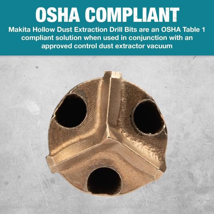 Makita 5/8in x 16in SDS Plus Hollow Dust Extraction Drill Bit, large image number 7