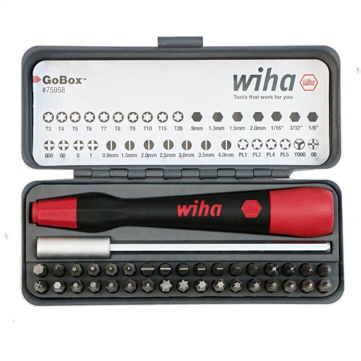 Wiha GoBox Precision Micro Bit Set 36pc