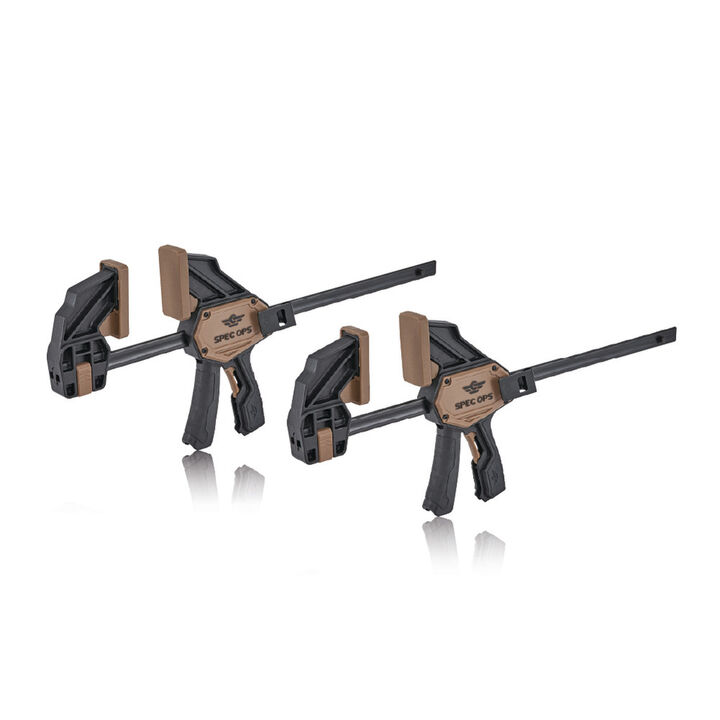 Spec Ops 13 Inch Large Series 1-Handed Trigger Clamps 330 Lbs. 2 Pack
